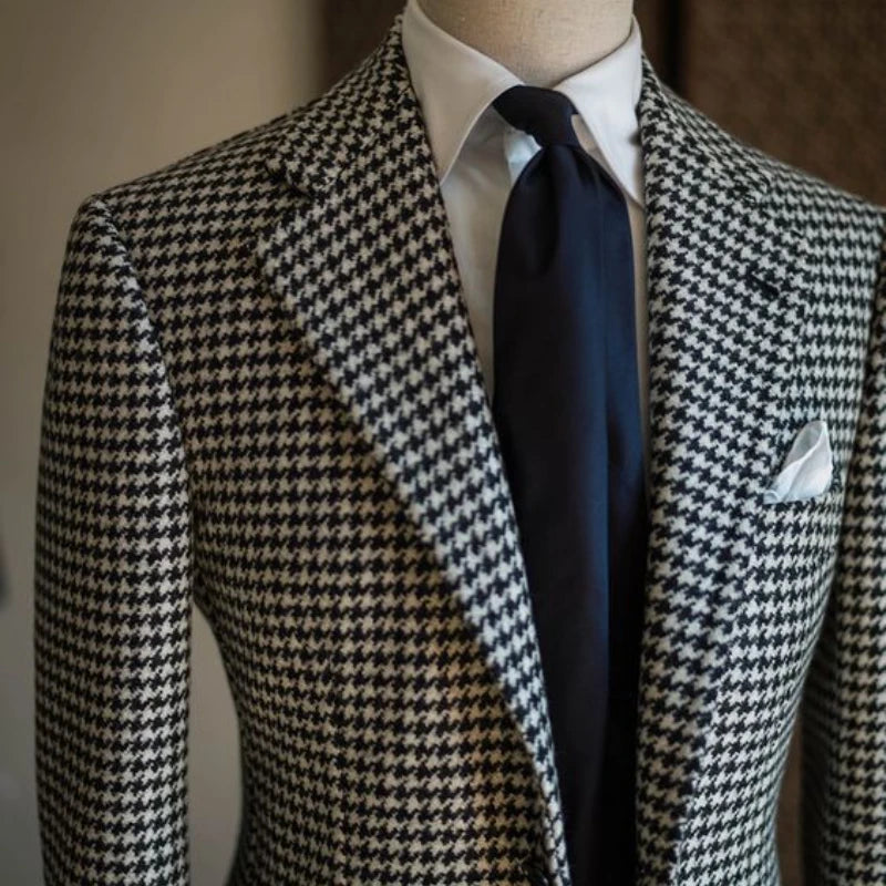 VIKTOR® Plaid Notched Lapel Suit Jacket - Magnattos