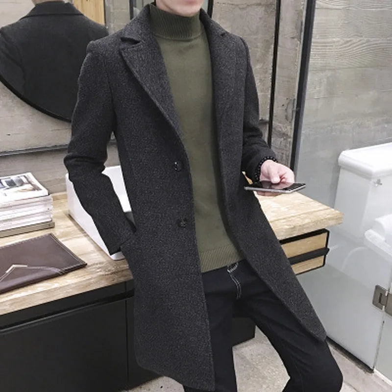 TARIQ® Men's Wool Overcoat - Magnattos