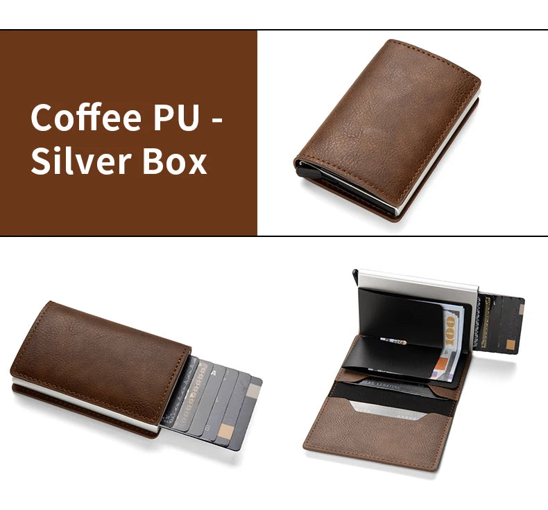 NERO® Minimalist RFID Blocking Card Holder Wallet for Men - Magnattos