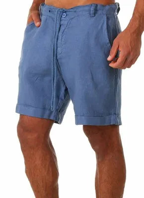 CORTONNA® Men's Cotton Linen Shorts - Magnattos