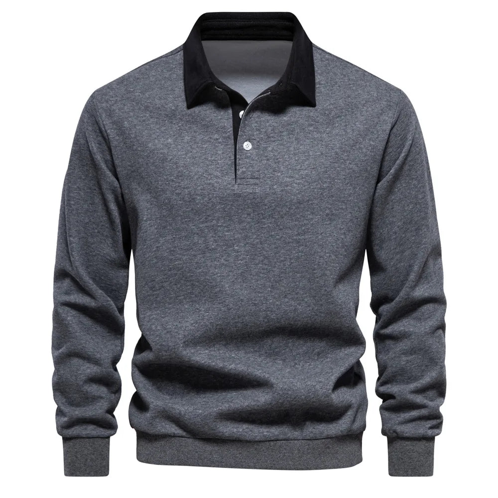 MORGAN® Casual Polo Neck Sweatshirt - Magnattos