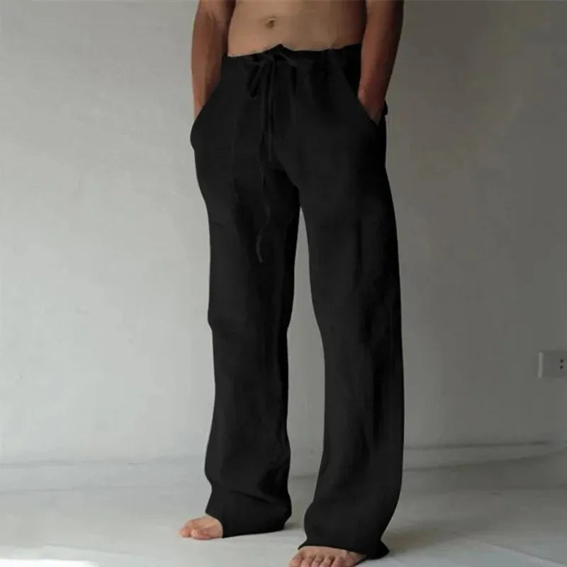 AMALFI® Cotton Linen Casual Trousers