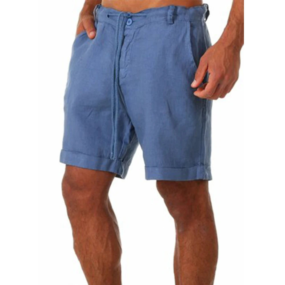 CORTONNA® Men's Cotton Linen Shorts - Magnattos