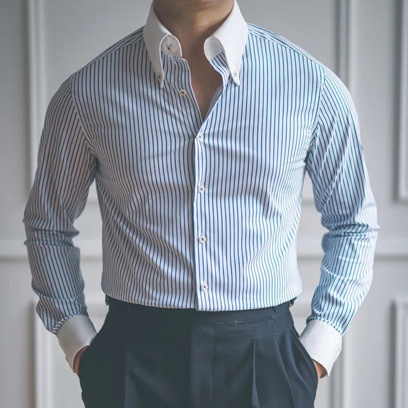ARJUN® Long Sleeve Striped Shirt - Magnattos