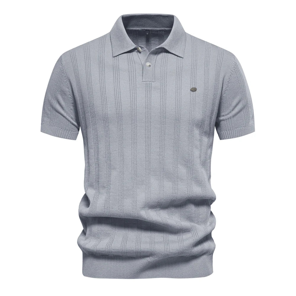 GUSTAV® Textured Polo Shirt - Magnattos