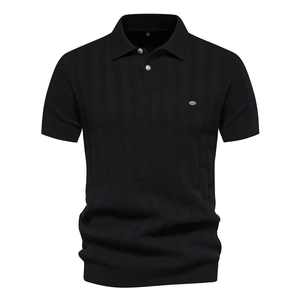 GUSTAV® Textured Polo Shirt - Magnattos