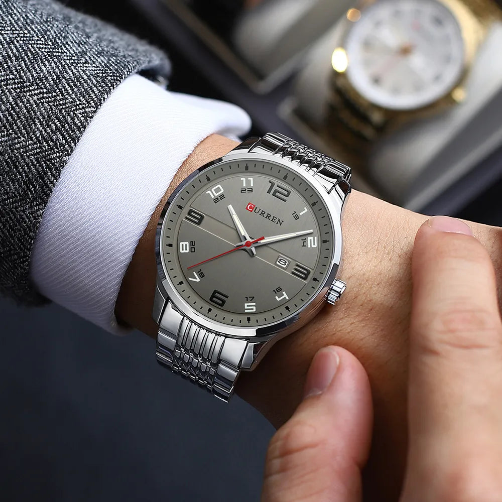 ALEX® Silver Sports Watch - Magnattos