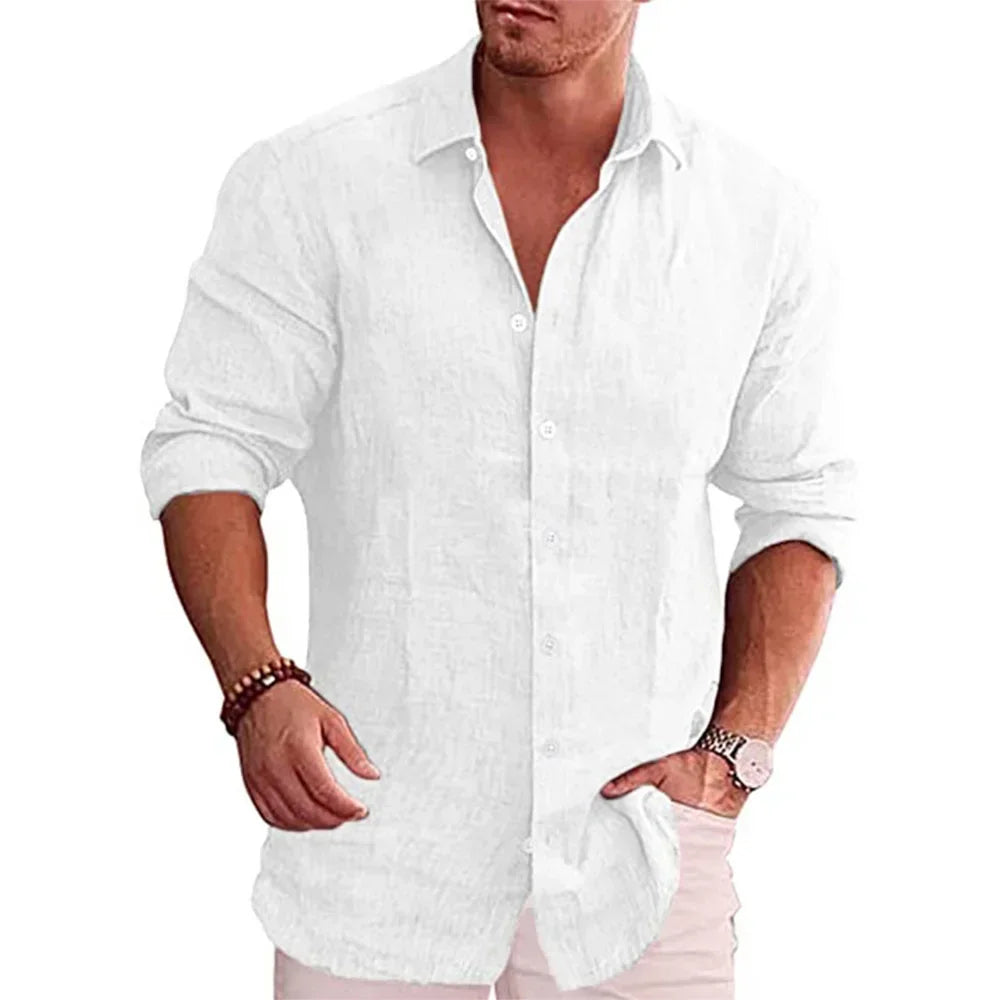 ESPARANO® Summer Linen Shirt - Magnattos