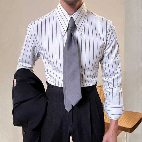 VERONA® Shirt – Vintage Striped Slim Edition