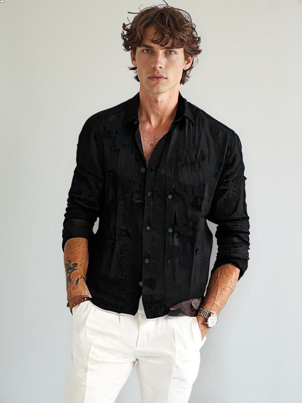ESPARANO® Summer Linen Shirt - Magnattos