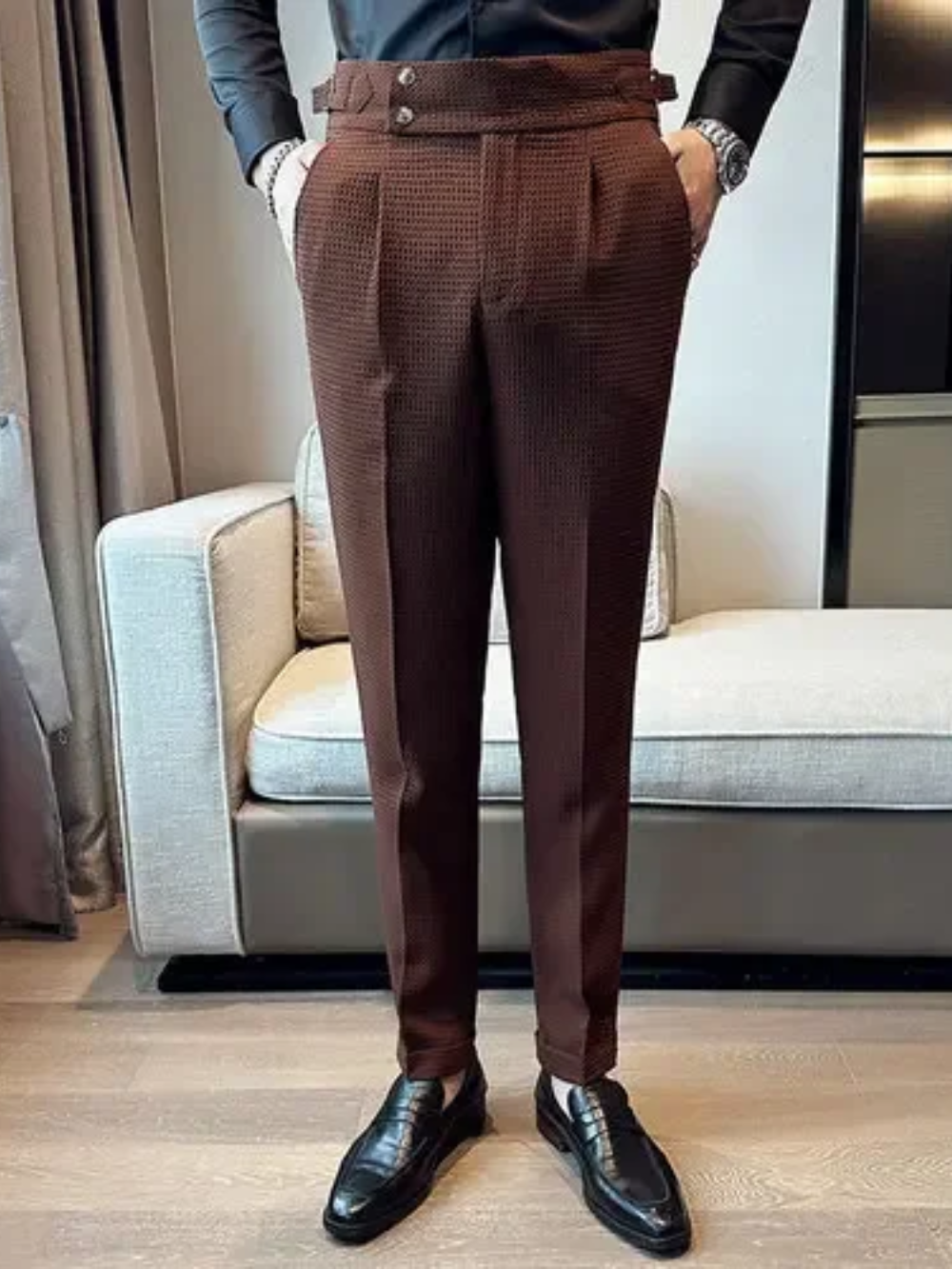 BAGNAIA® Men´s High Waist Formal Pants - Magnattos