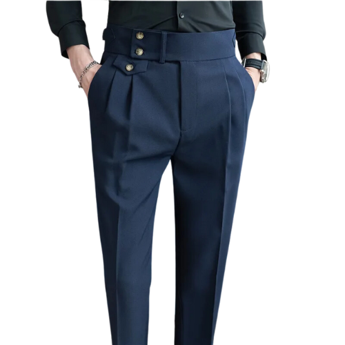 ARLINGTON® 2024 British Style High Waist Slim Fit Suit Pants for Men - Magnattos
