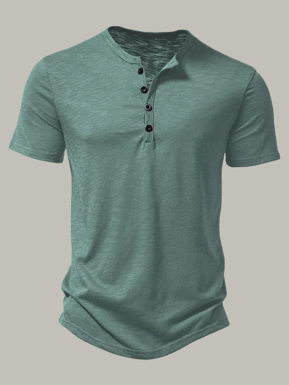MILAZZO® Henley Collar Summer Casual T-Shirt
