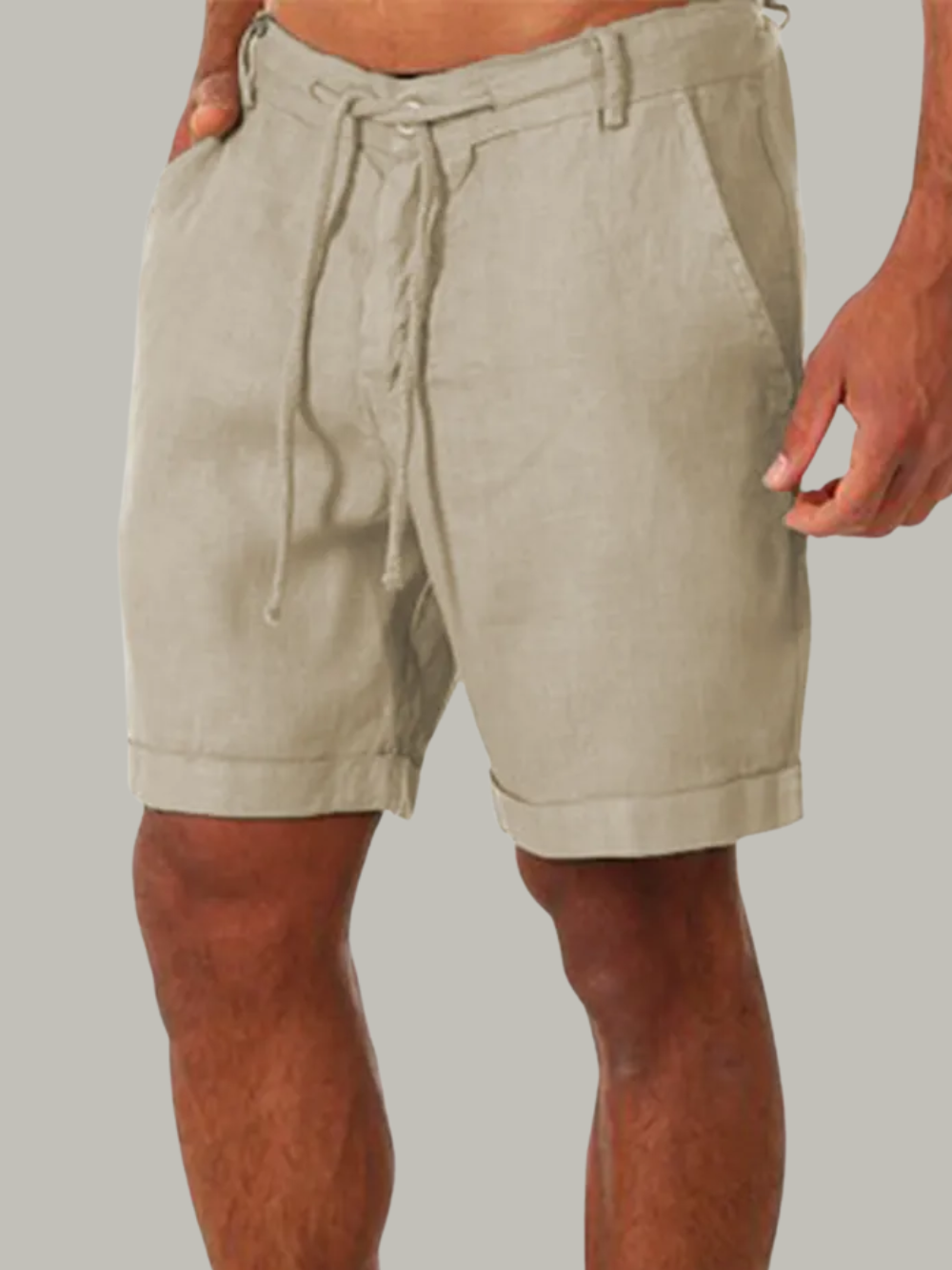 CORTONNA® Men's Cotton Linen Shorts - Magnattos