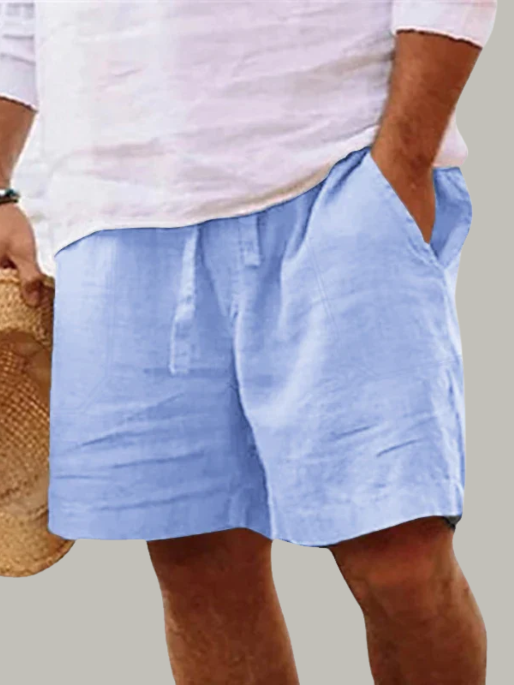MIKHAIL®  Cotton Solid Color Short