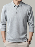 SEIBEL® Men's Business Casual Polo Long Sleeve