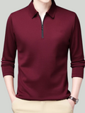 ROSENBURG® Smart Casual Men's Solid Polo Shirt