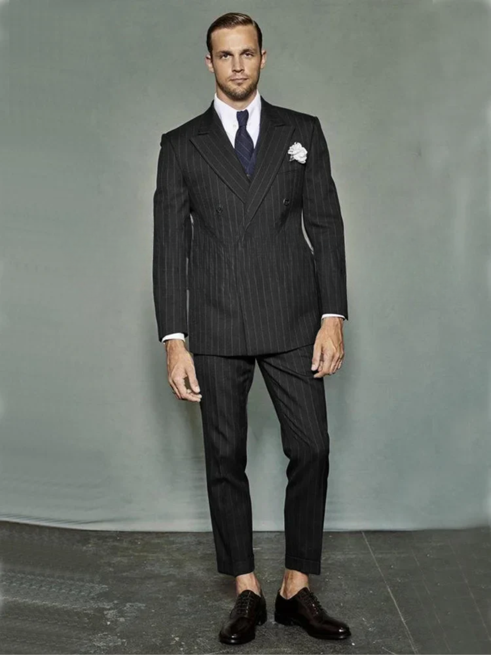 DARWIN® Striped Two-piece Wedding Groom Set - Magnattos