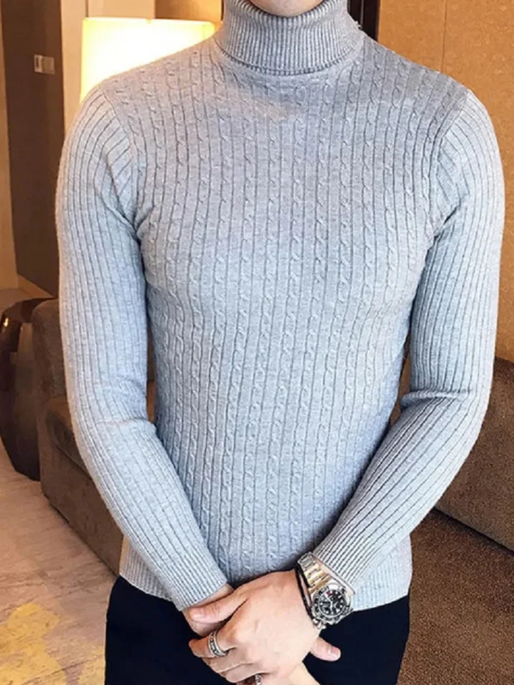 DAVIDE® Winter Turtleneck Sweater - Magnattos