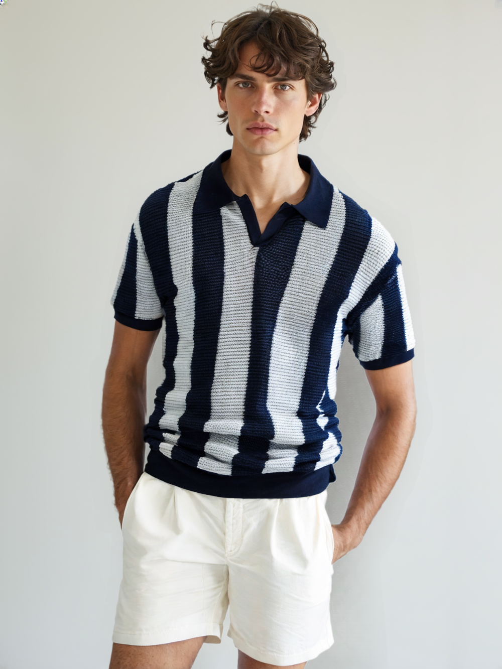 KOSTAS® Cotton Hollow Out Polo Shirt - Magnattos