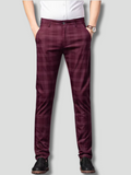 FREILAND® 2024 Men's Plaid Slim Stretch Casual Pants