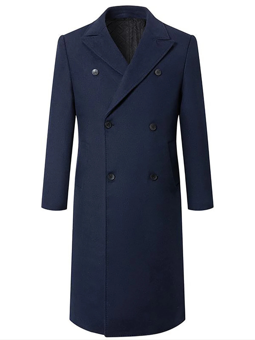 FANG® Extra Long Knee-Length Woolen Coat - Magnattos