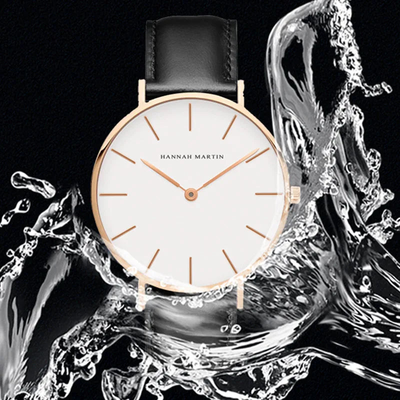 SCOSEZE® Silver Brown Leather Watch - Magnattos