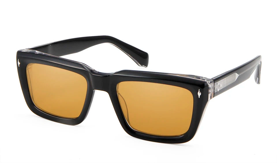ESNERO® Crystal Acetate Square Sunglasses