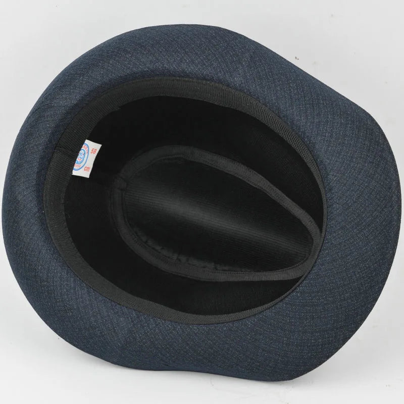 BRAXTON® Autumn & Winter Men’s Fedora – Classic Plaid Jazz Bowler Hat - Magnattos