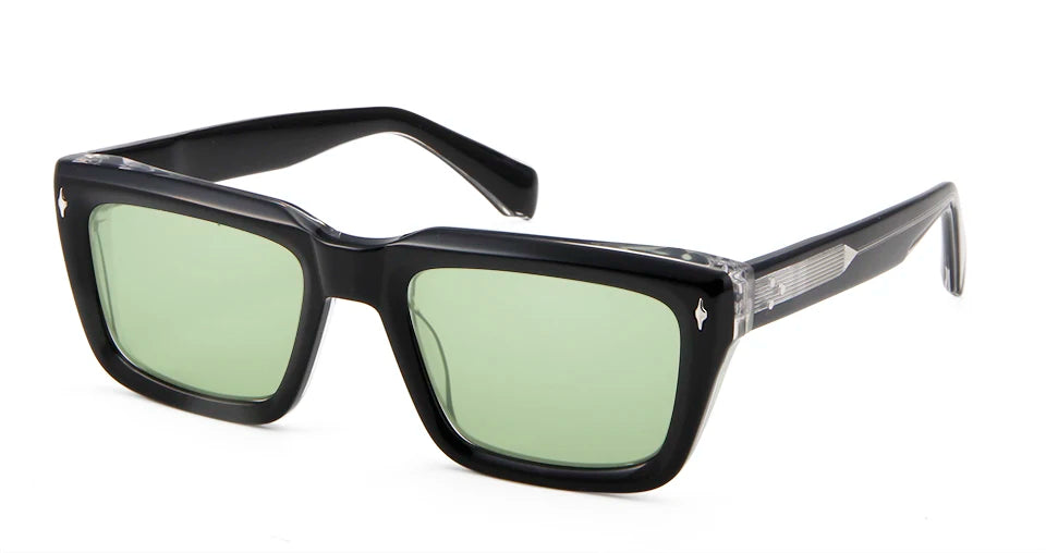 ESNERO® Crystal Acetate Square Sunglasses