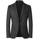 HENRIQUE® Slim Fit Casual Blazer – Men's Fashionable Business Suit Jacket