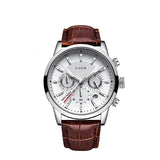 LIGÉ® Men's Quartz Leather Watch