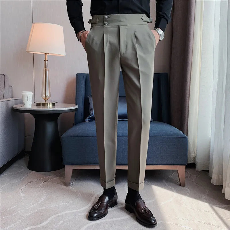 KENJI® Draped High-waist Trousers - Magnattos