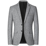 HENRIQUE® Slim Fit Casual Blazer – Men's Fashionable Business Suit Jacket