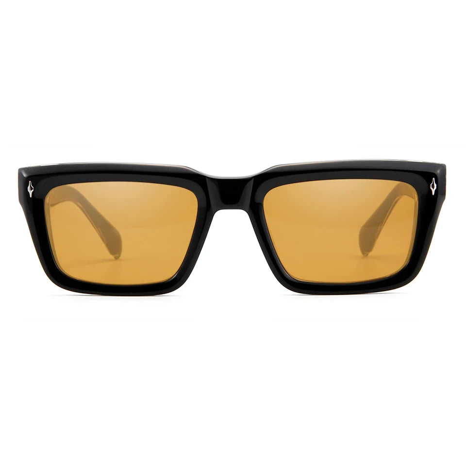 ESNERO® Crystal Acetate Square Sunglasses