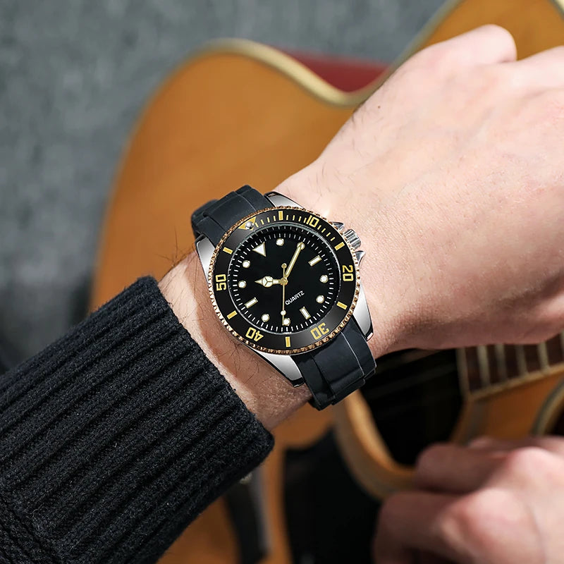 MALATRONI® Elegant Black Men's Watch - Magnattos