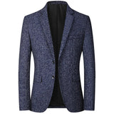 HENRIQUE® Slim Fit Casual Blazer – Men's Fashionable Business Suit Jacket