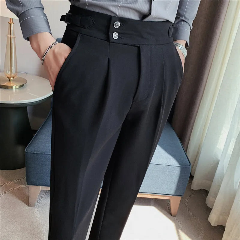 KENJI® Draped High-waist Trousers - Magnattos