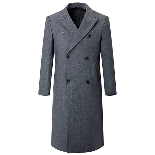FANG® Extra Long Knee-Length Woolen Coat - Magnattos