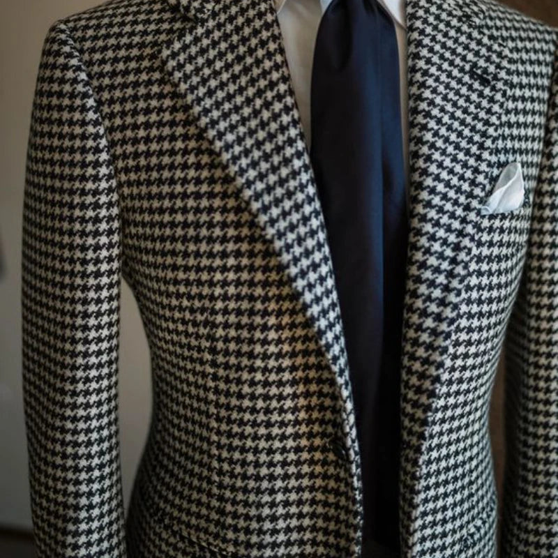 VIKTOR® Plaid Notched Lapel Suit Jacket - Magnattos