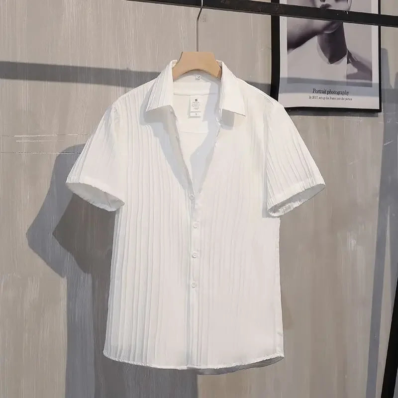 SALVANINI® Turn Down Collar Summer Shirt - Magnattos