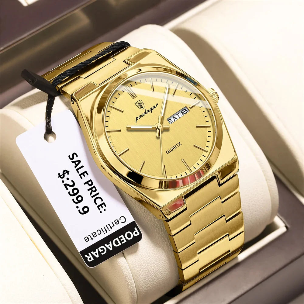 WATTFORD® Elegant Day Date Watch - Magnattos