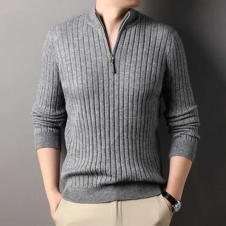 COMO® Sweater – Quarter-Zip Turtleneck Edition