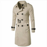 PANNOS®  Long Trench Coat with Belt