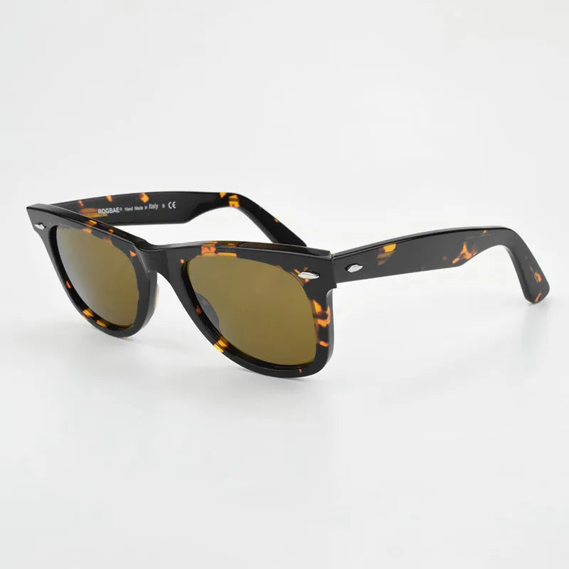 RIVETTO® Classic Glass Lens Sunglasses