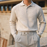 MERINOIS® Autumn/Winter Thickened Knitted Lapel Sweater for Men