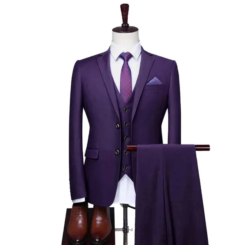 STRAVOS® High-end Formal Suit 3 Pieces - Magnattos