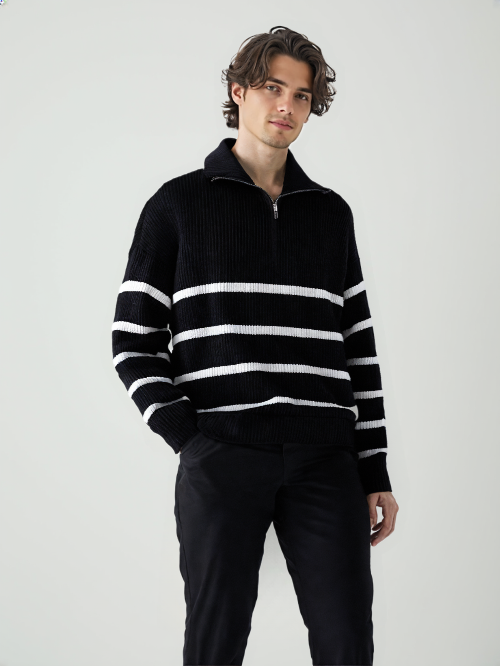 PORTO FINO® Men's Striped Sweater - Magnattos