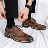 BROGUE® Handmade Leather Classic Shoes