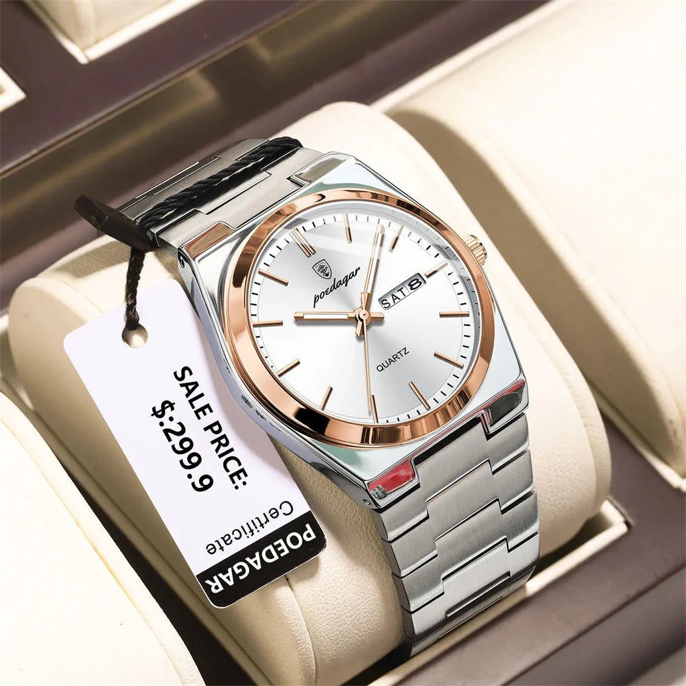 WATTFORD® Elegant Day Date Watch - Magnattos